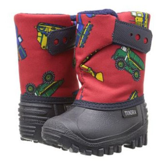 Tundra Youth/Little Kid Cold-Weather Winter Boots Snow Outdoor Boy Size 11 EUC - Picture 1 of 10